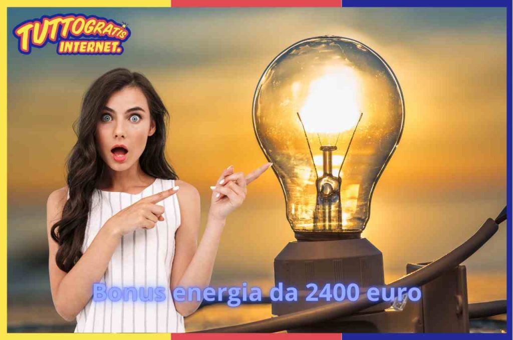 Bonus energia da 2400 euro