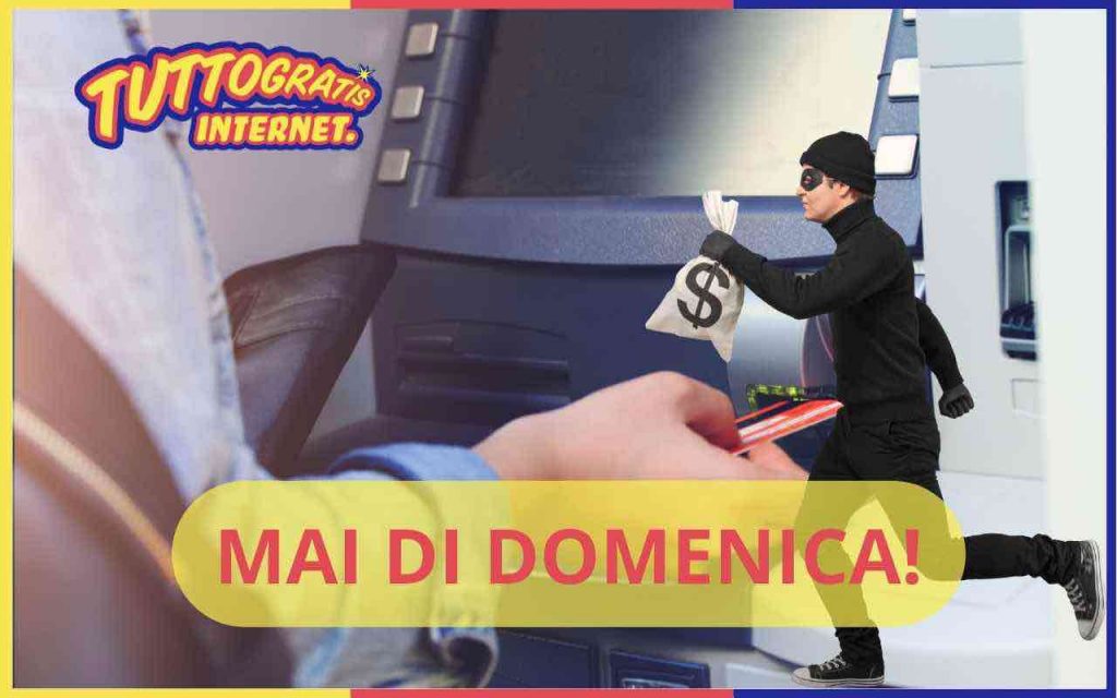 bancomat mai di domenica