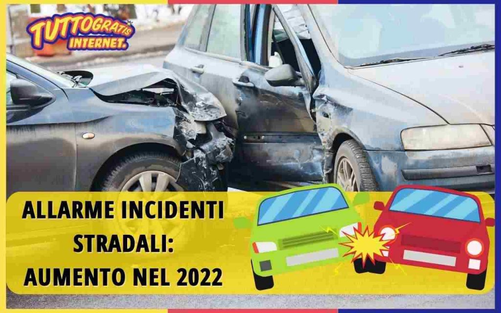 INCIDENTI STRADALI IN AUMENTO