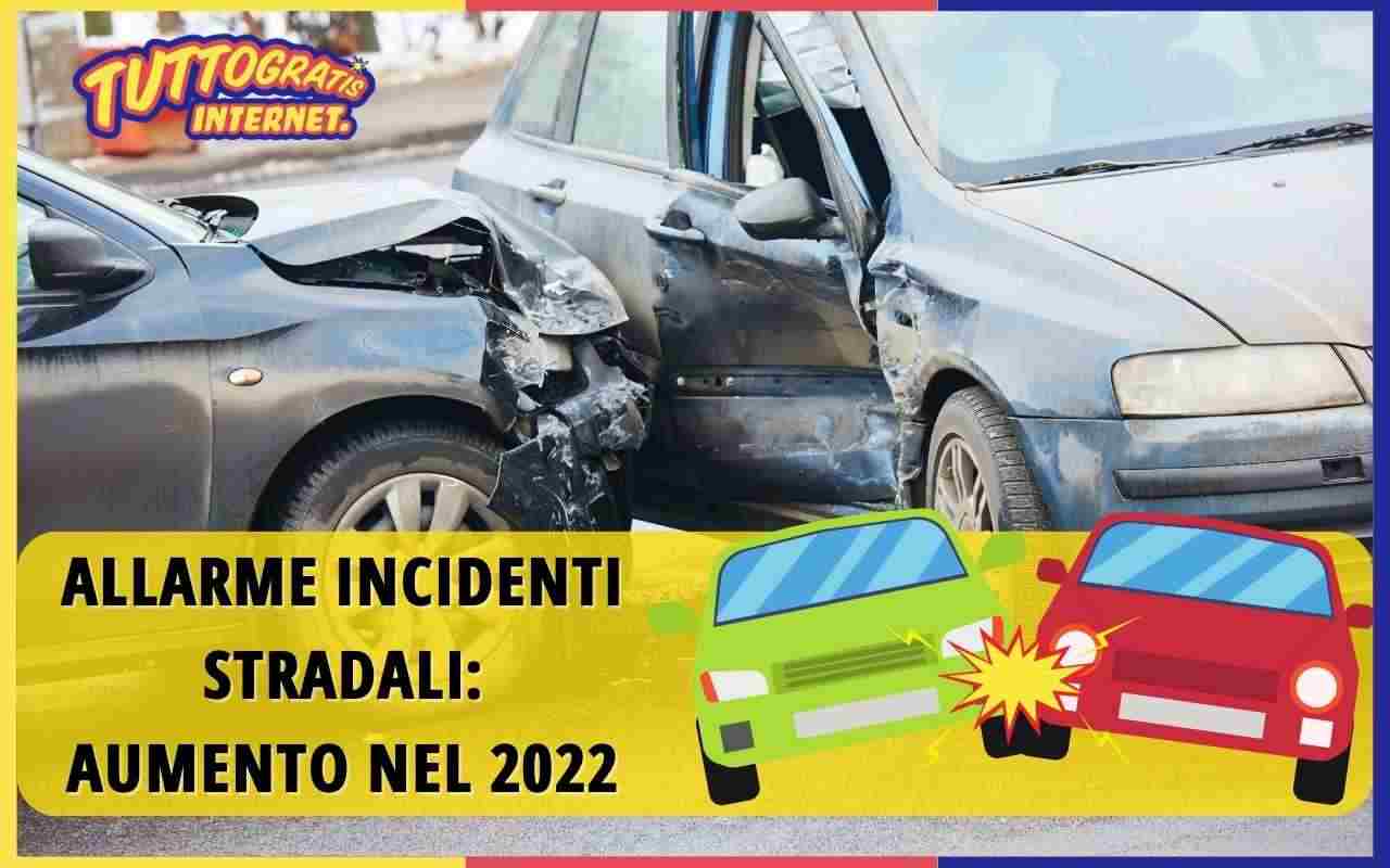 INCIDENTI STRADALI IN AUMENTO