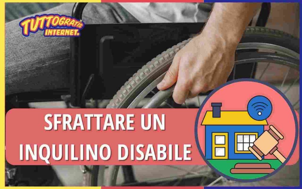 sfrattare un inquilino disabile