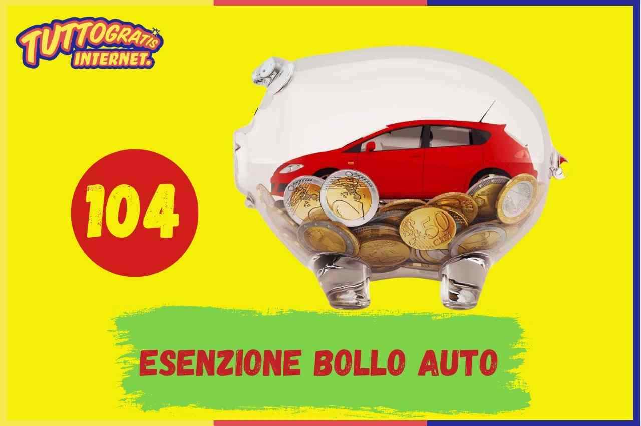 bollo auto indennità accompagnamento