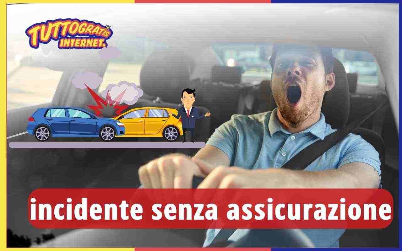 incidente senza assicurazione