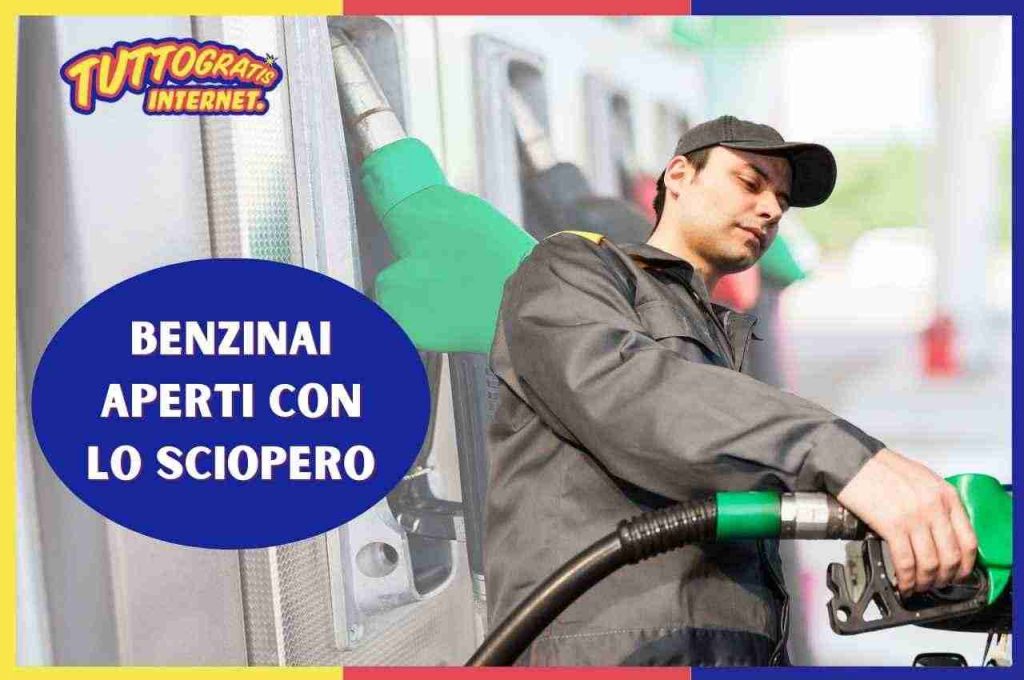 sciopero benzinai, distributori aperti