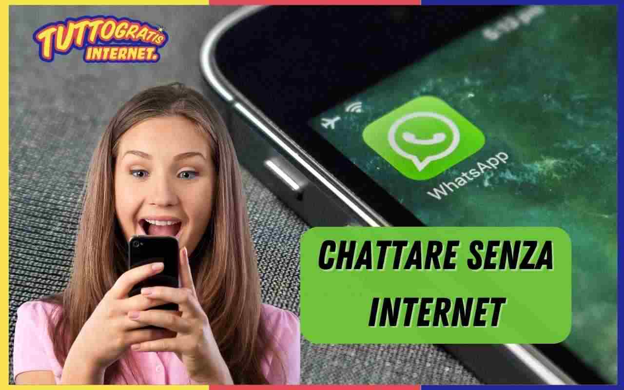 whatsapp chattare senza internet