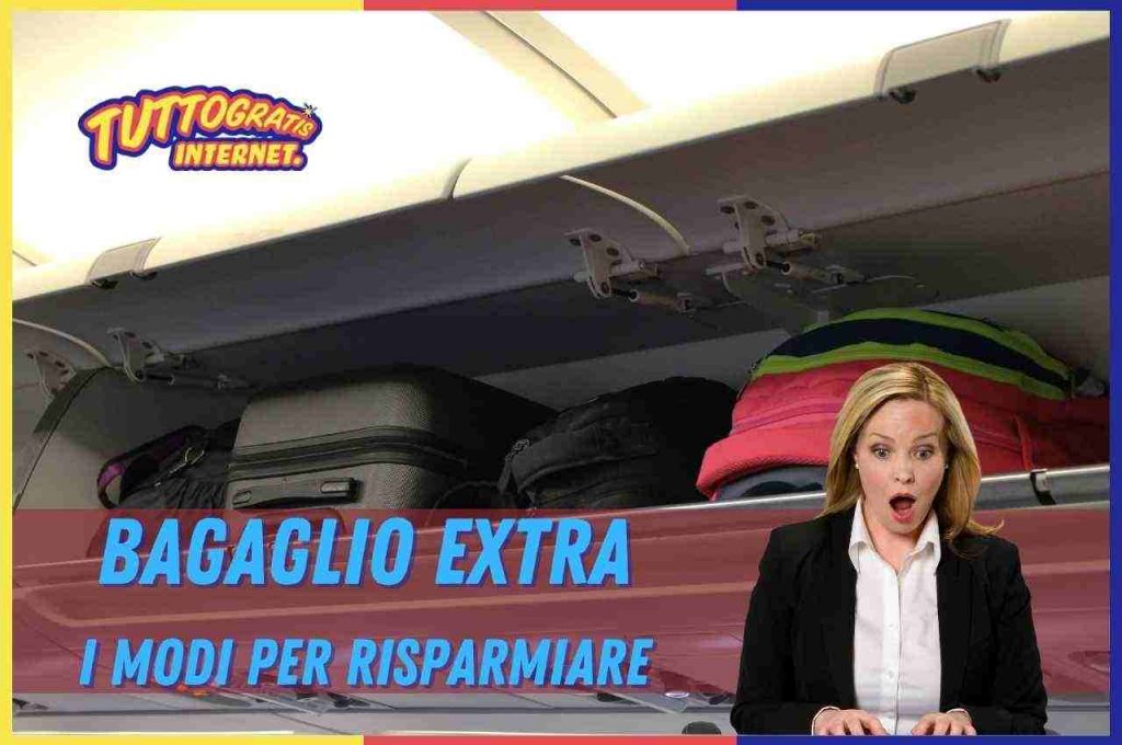 Bagaglio extra, risparmio