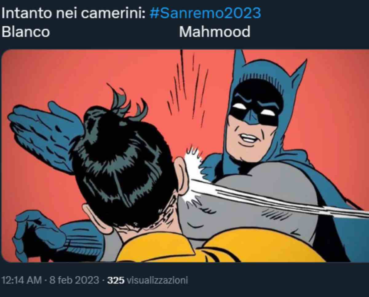 Mahmood e Blanco Sanremo meme