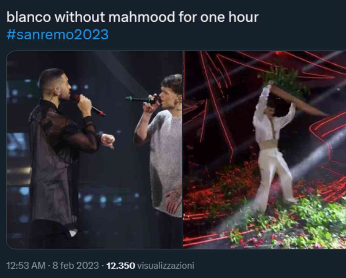 Meme Blanco e Mahmood