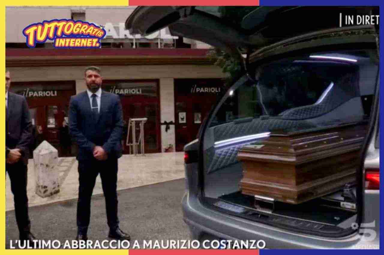 Funerale Maurizio Costanzo, Teatro Parioli