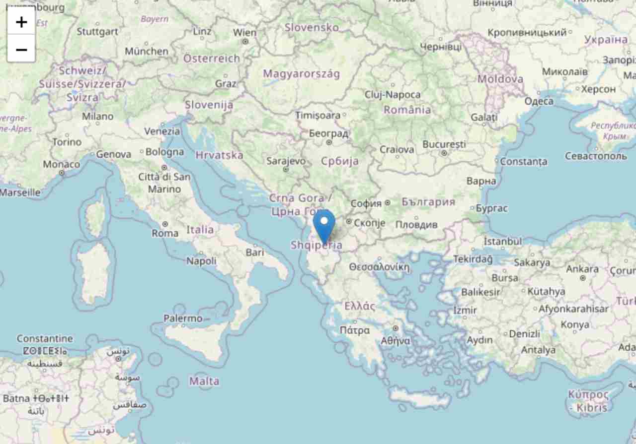 terremoto albania