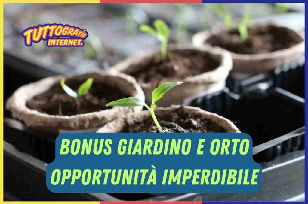 Bonus giardino e orto: requisiti e richiesta