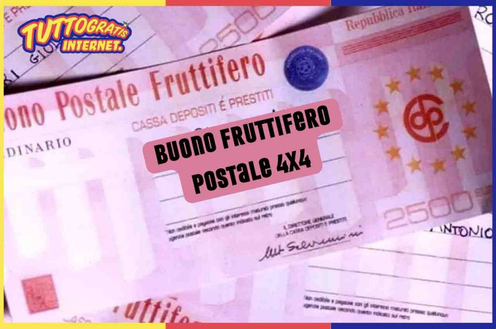 Buono fruttifero postale 4x4