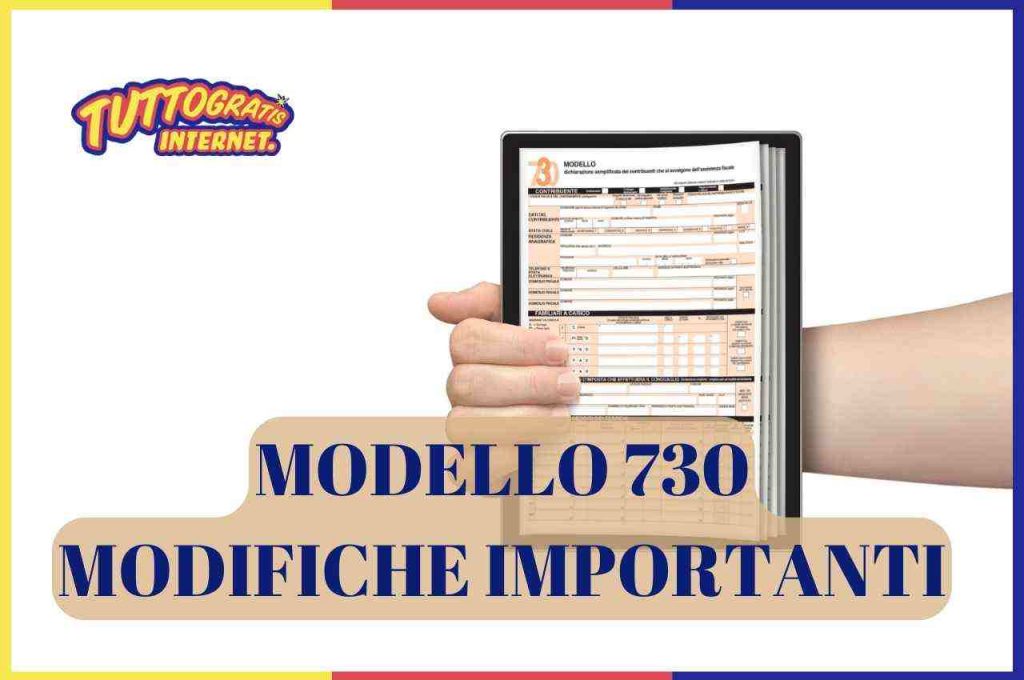 Modello 730: modifiche