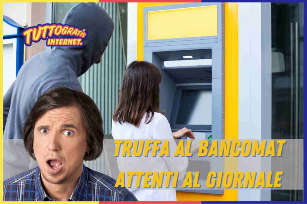 Truffa al bancomat, giornale