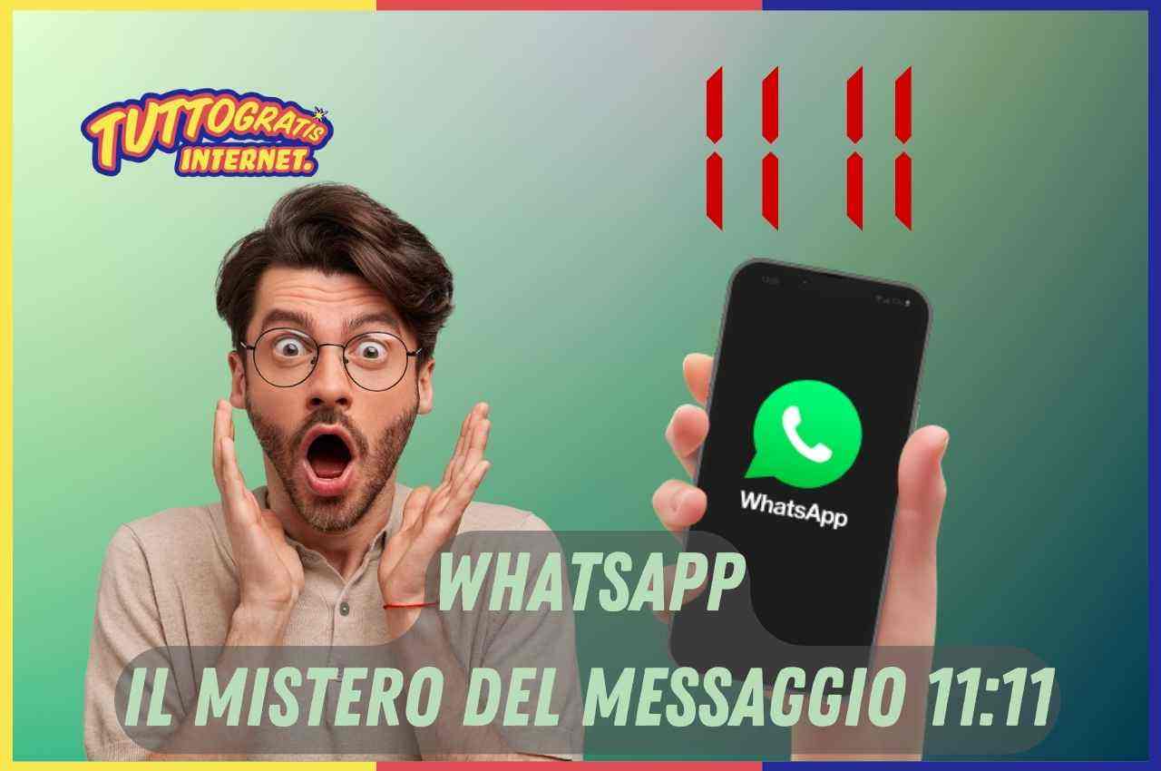 WhatsApp, messaggio 11:11