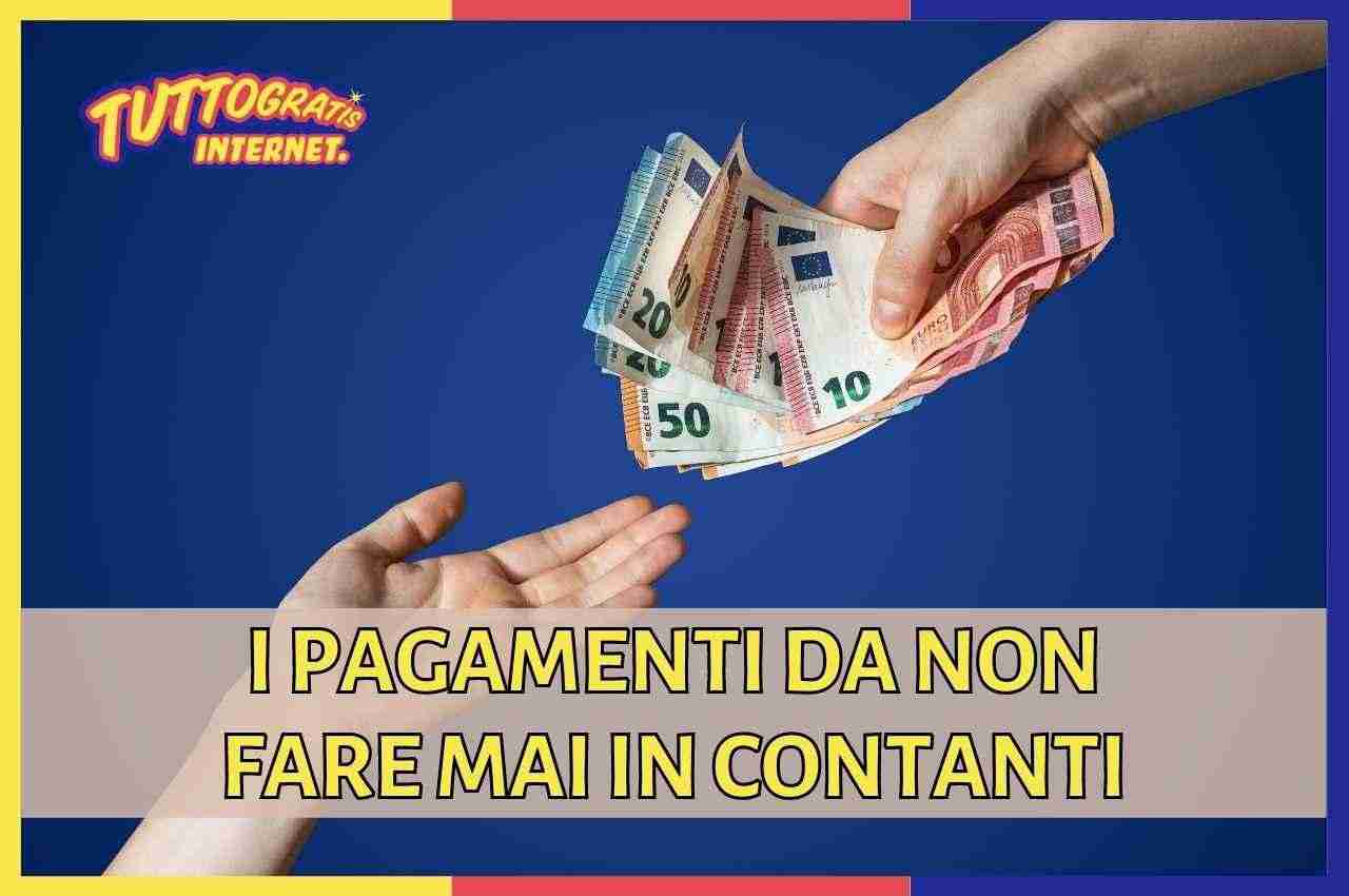 pagamento in contanti