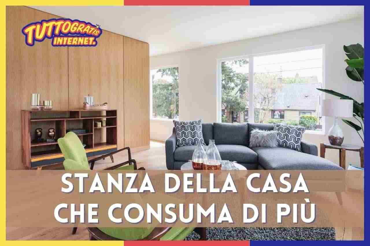 stanza casa consuma di più