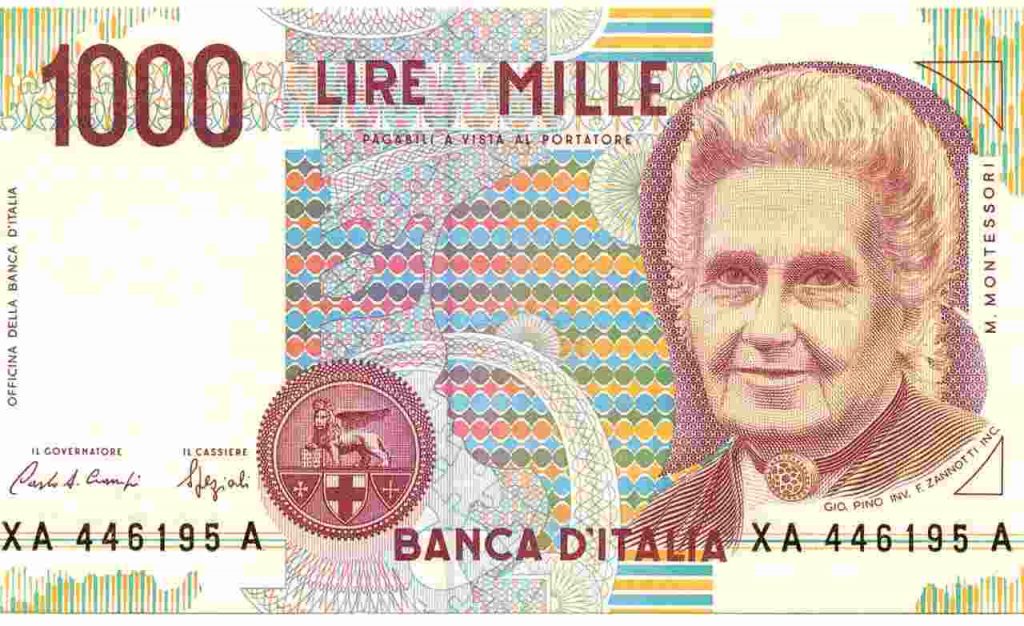 quanto vale la vecchia mille lire