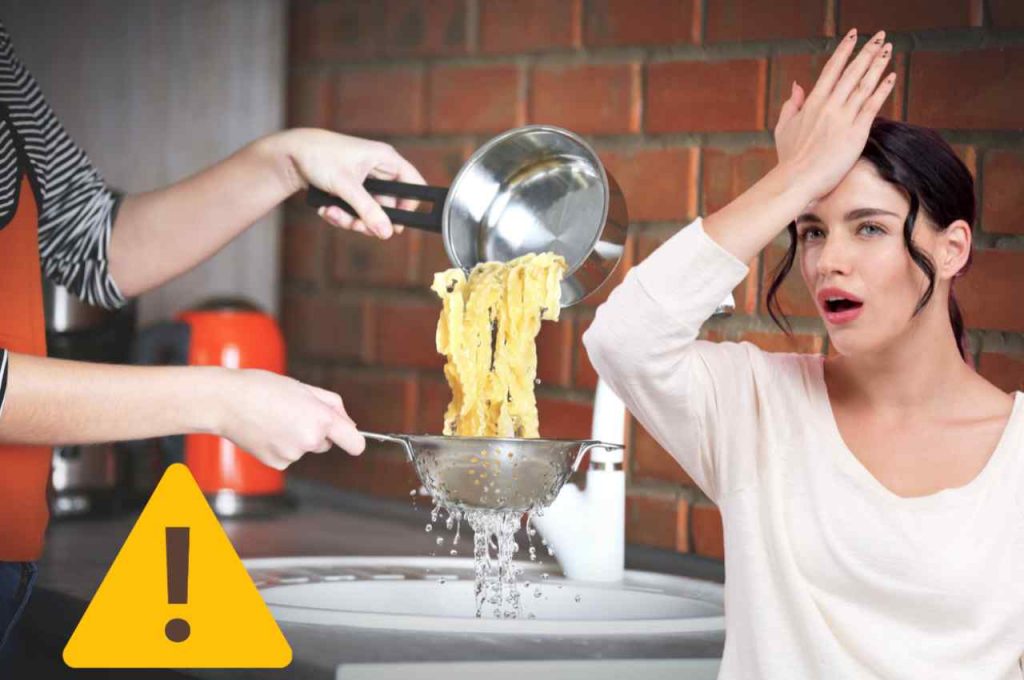 Non buttare l'acqua di cottura della pasta