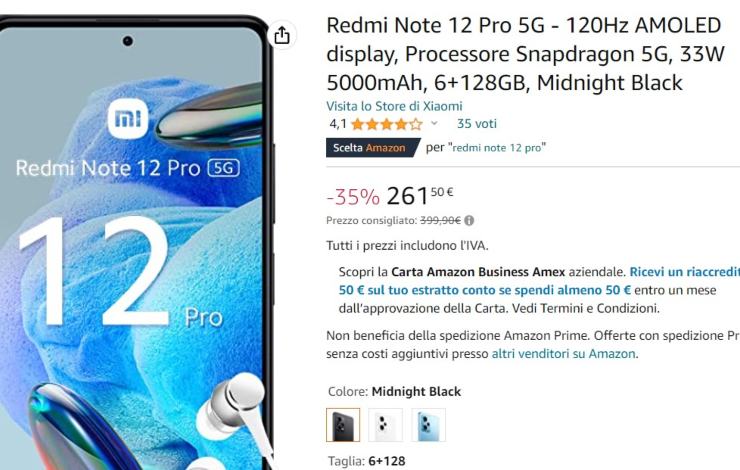 Xiaomi Redmi Note 12 Pro offerta