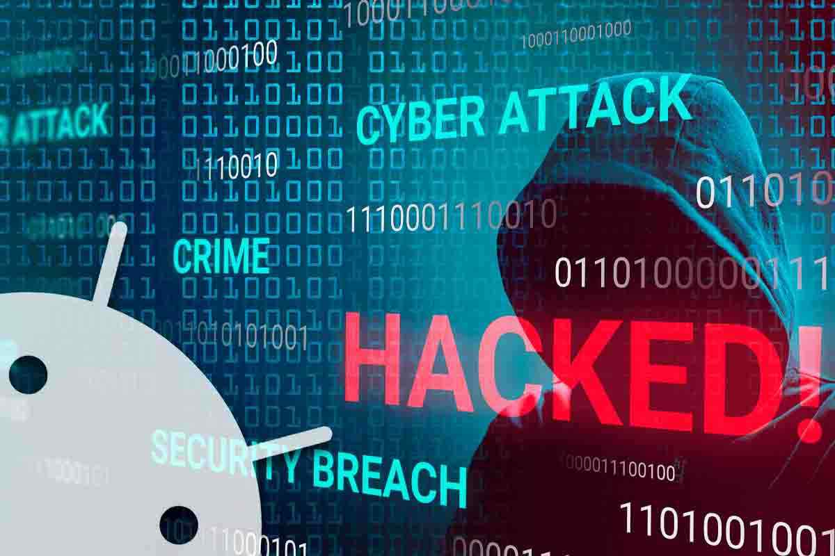 Hacker attack via application