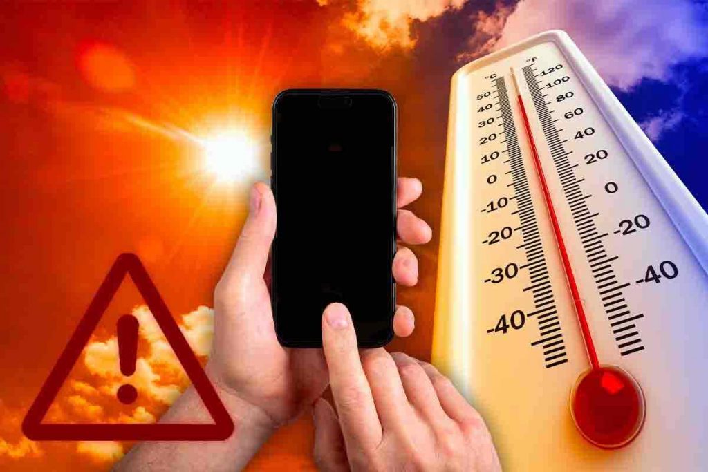 caldo iphone pericolo
