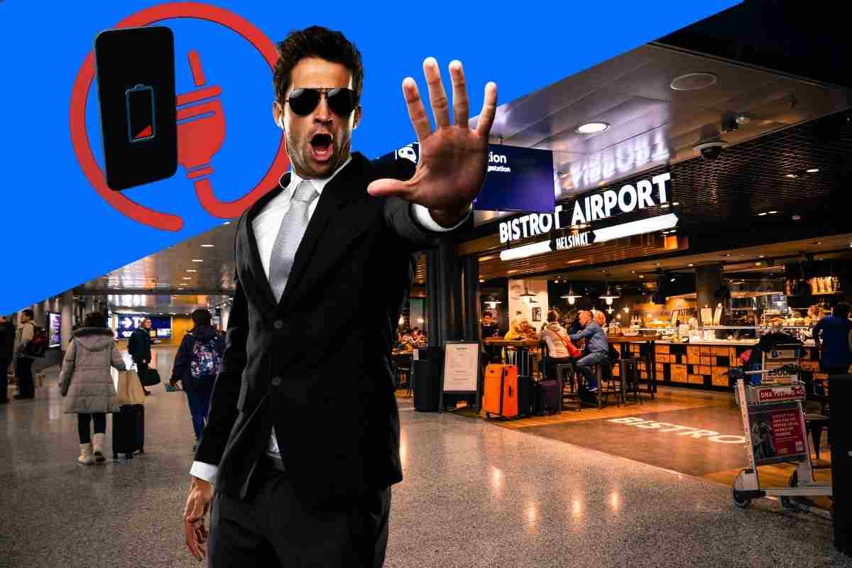 Allarme smartphone vacanza non ricaricarlo mai in aeroporto o centri commerciali