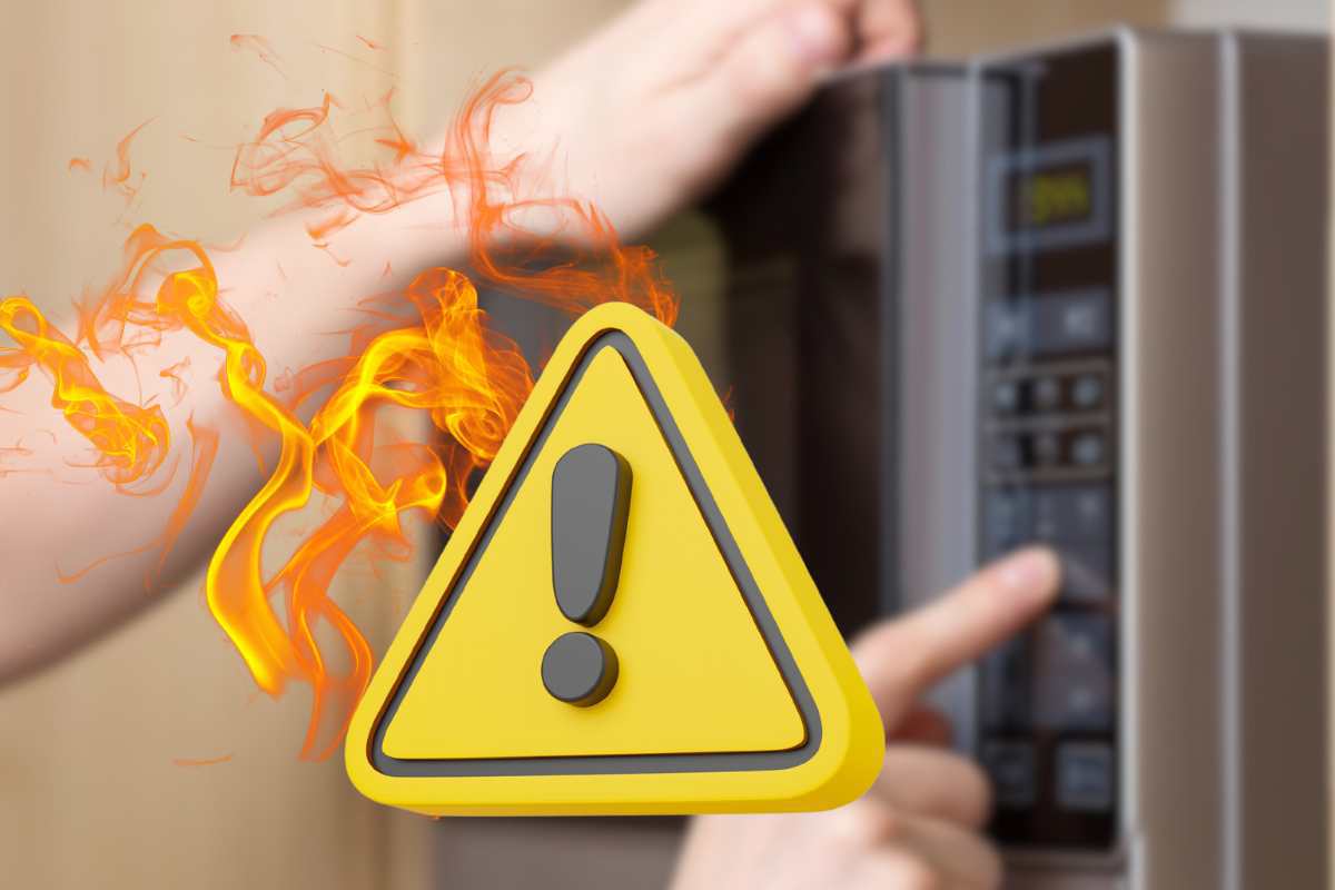 microonde attenzione rischio incendiare casa